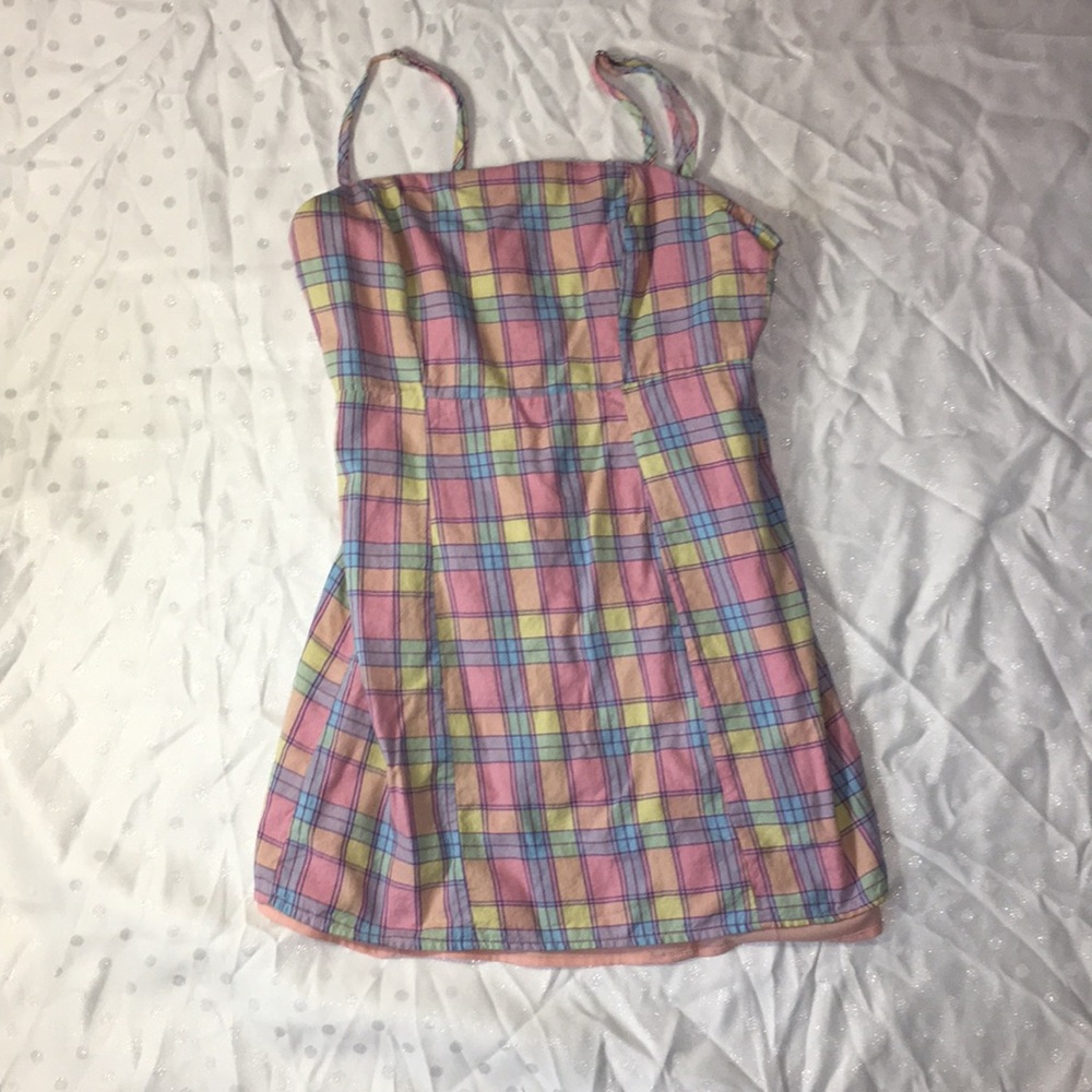 Forever 21, pastel plaid dress